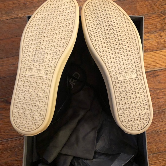 Tom Ford Hi Top Leather Sneakers - Picture 6 of 16